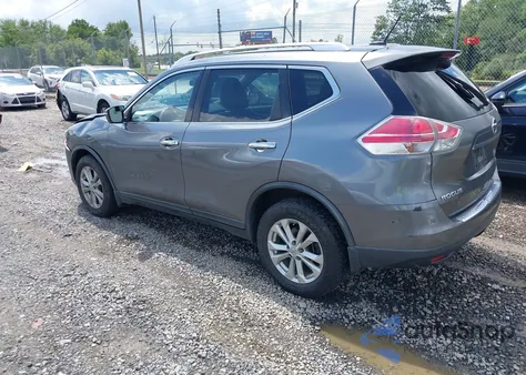 2015 Nissan Rogue Sv from USA, damaged, VIN KNMAT2MT6FP557104